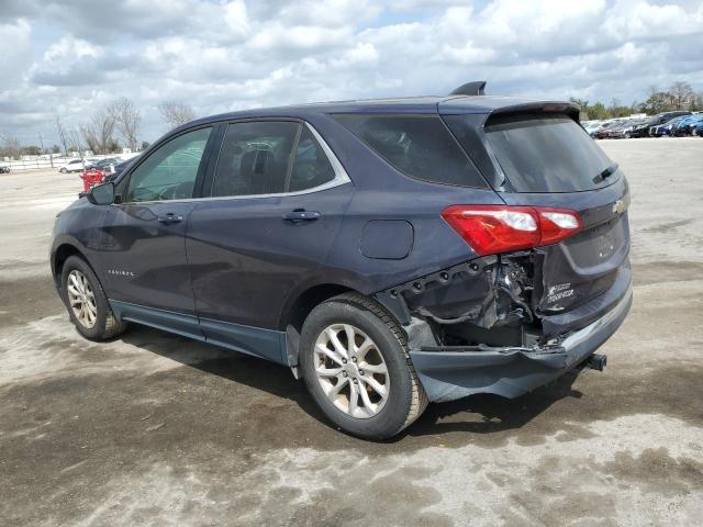 3GNAXKEV6KL243440 - 2019 CHEVROLET EQUINOX LT BLUE photo 2