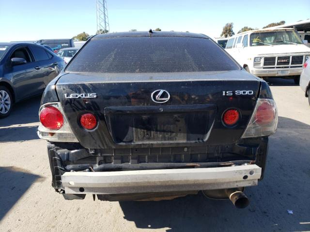 JTHBD192630065994 - 2003 LEXUS IS 300 BLACK photo 6