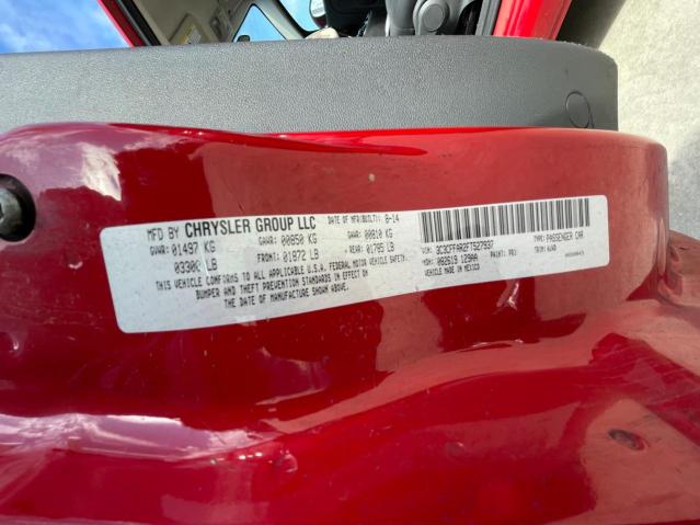 3C3CFFAR2FT527937 - 2015 FIAT 500 POP RED photo 10