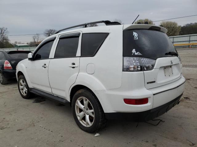 JA4AT2AW6AZ016480 - 2010 MITSUBISHI OUTLANDER ES WHITE photo 2