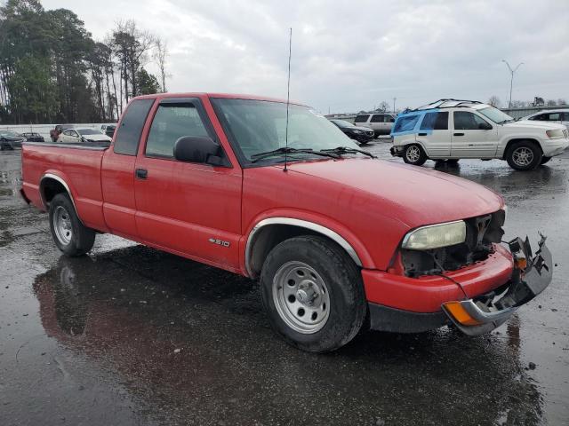 1GCCS19W428181838 - 2002 CHEVROLET S TRUCK S10 RED photo 4