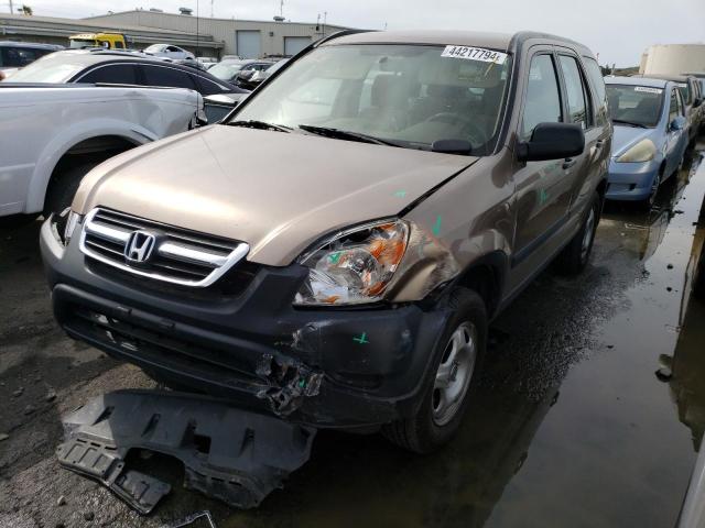 JHLRD684X4C012413 - 2004 HONDA CR-V LX BROWN photo 1