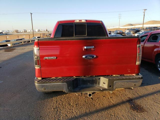 1FTFW1CT6CKD47068 - 2012 FORD F150 SUPERCREW RED photo 6