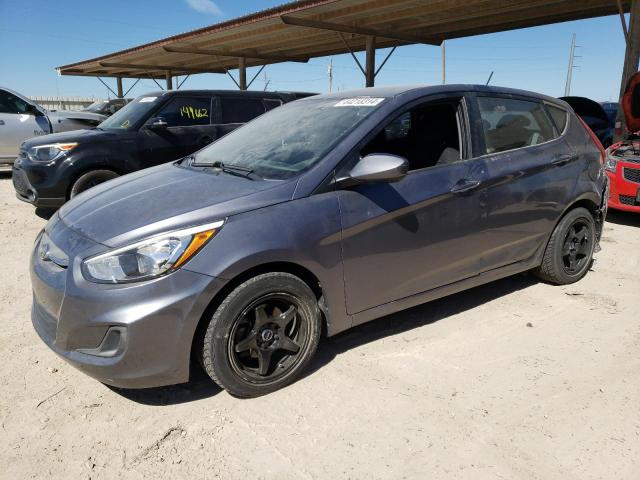 KMHCT5AE0HU336887 - 2017 HYUNDAI ACCENT SE GRAY photo 1