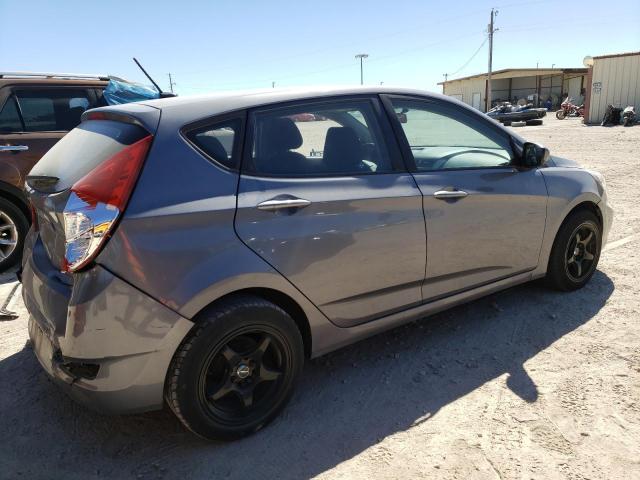 KMHCT5AE0HU336887 - 2017 HYUNDAI ACCENT SE GRAY photo 3