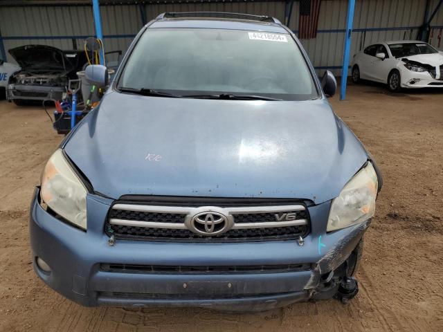 JTMBK31V085060454 - 2008 TOYOTA RAV4 LIMITED BLUE photo 5