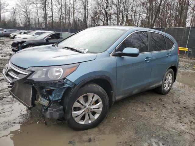 2HKRM4H59EH690439 - 2014 HONDA CR-V EX BLUE photo 1