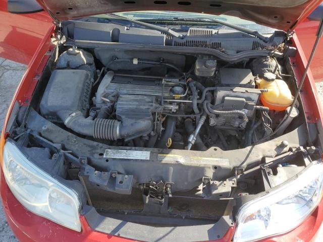 1G8AW12F44Z109681 - 2004 SATURN ION LEVEL 3 RED photo 11