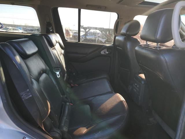 5N1AR18WX6C612699 - 2006 NISSAN PATHFINDER LE ვერცხლისფერი ფოტო 10