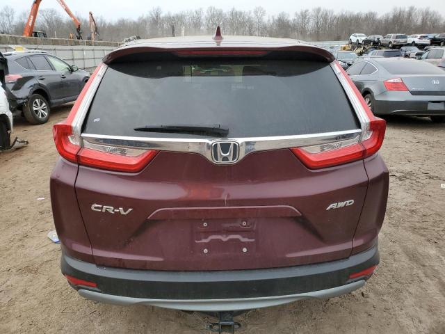 7FARW2H81JE010216 - 2018 HONDA CR-V EXL MAROON photo 6