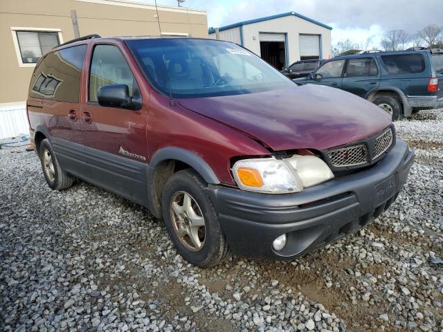 1GMDU03E92D217888 - 2002 PONTIAC MONTANA BURGUNDY photo 4