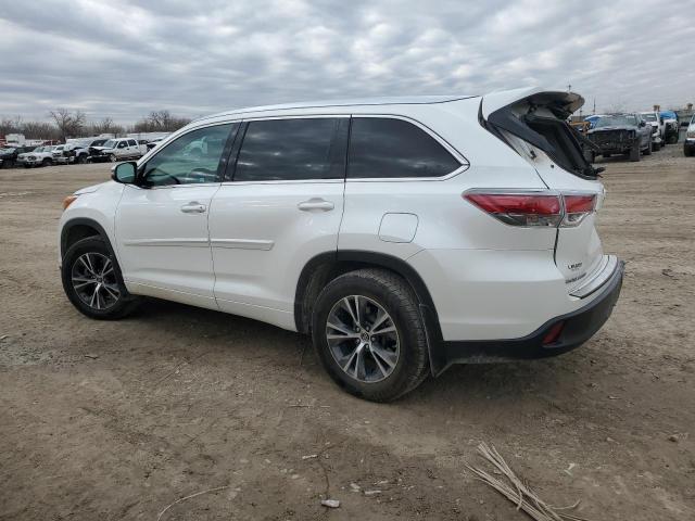 5TDJKRFH8GS248830 - 2016 TOYOTA HIGHLANDER XLE 白色 照片 2