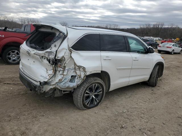 5TDJKRFH8GS248830 - 2016 TOYOTA HIGHLANDER XLE 白色 照片 3