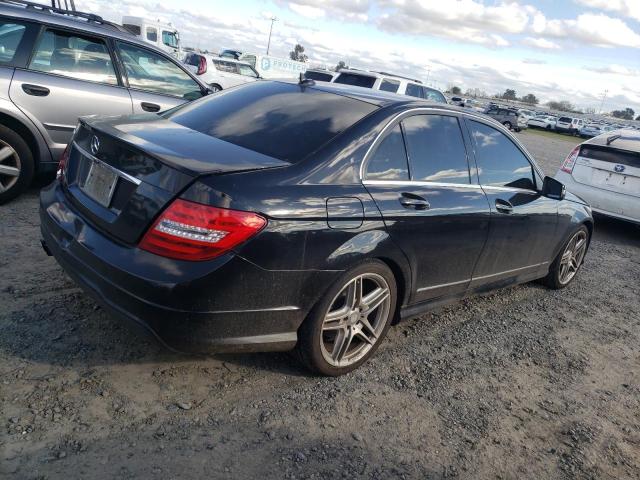 WDDGF4HBXDR299787 - 2013 MERCEDES-BENZ C 250 BLACK photo 3