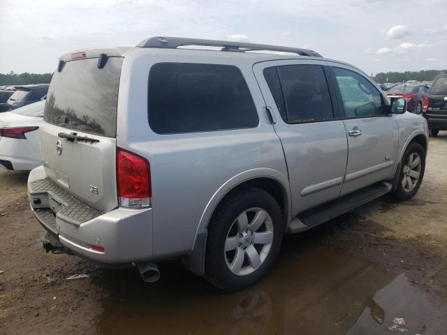 5N1BA08D78N607018 - 2008 NISSAN ARMADA SE SILVER photo 3