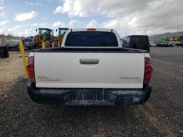 5TETX22N17Z342810 - 2007 TOYOTA TACOMA ACCESS CAB თეთრი ფოტო 6
