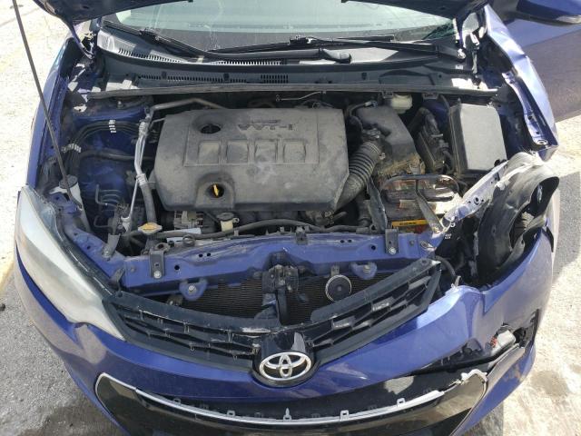 5YFBURHE3FP347760 - 2015 TOYOTA COROLLA L BLUE photo 11