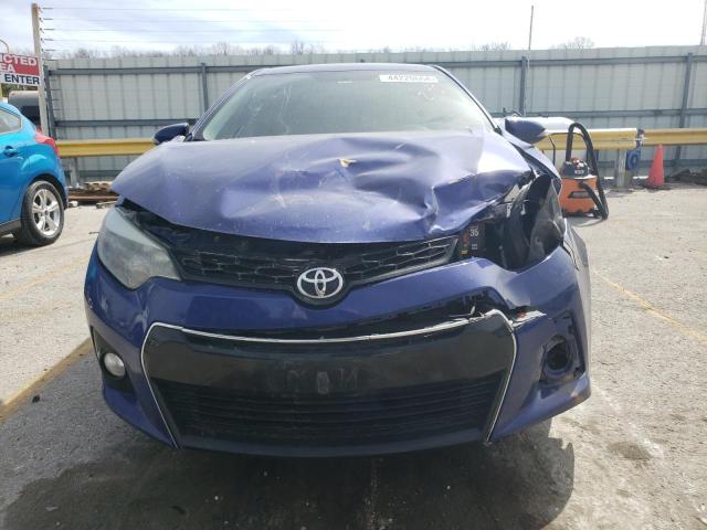 5YFBURHE3FP347760 - 2015 TOYOTA COROLLA L BLUE photo 5