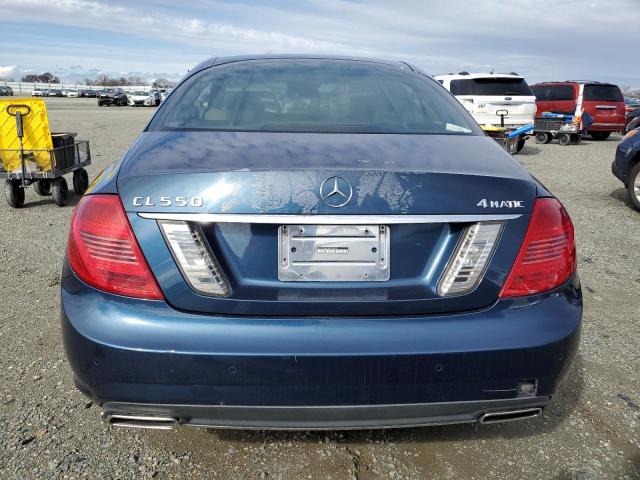 WDDEJ9EB7BA026499 - 2011 MERCEDES-BENZ CL 550 4MATIC BLUE photo 6