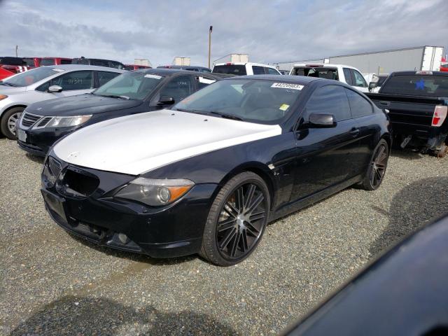 WBAEH13527CR51575 - 2007 BMW 650 I BLACK photo 1