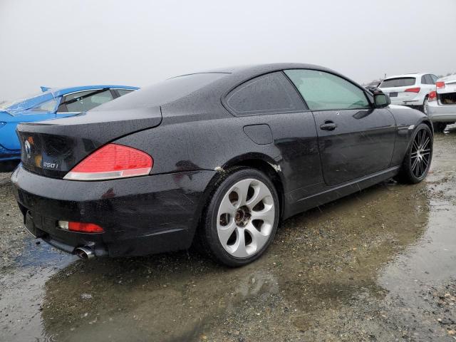 WBAEH13527CR51575 - 2007 BMW 650 I BLACK photo 3