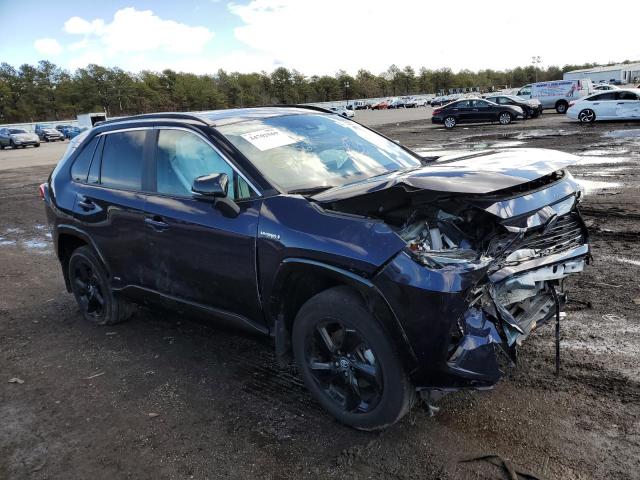 2T3EWRFV4LW098171 - 2020 TOYOTA RAV4 XSE BLUE photo 4