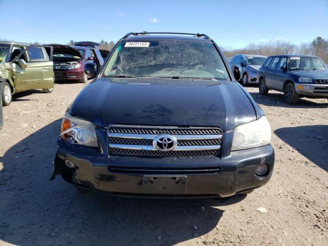 JTEHW21A970035646 - 2007 TOYOTA HIGHLANDER HYBRID BLACK photo 5