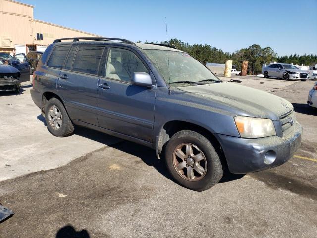 JTEDP21AX40023688 - 2004 TOYOTA HIGHLANDER BASE أزرق صورة 4