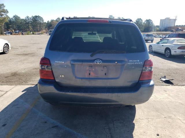 JTEDP21AX40023688 - 2004 TOYOTA HIGHLANDER BASE أزرق صورة 6
