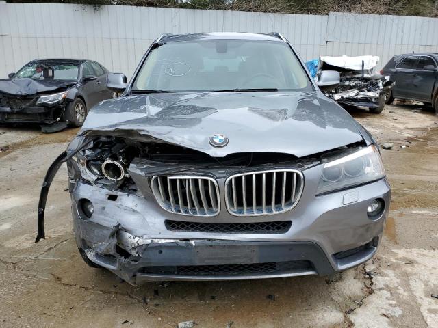 5UXWX9C52E0D26019 - 2014 BMW X3 XDRIVE28I GRAY photo 5