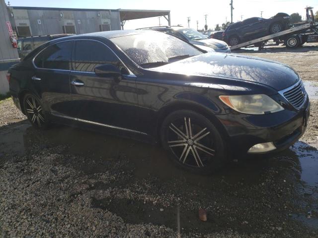 JTHBL46F475008987 - 2007 LEXUS LS 460 BLACK photo 4