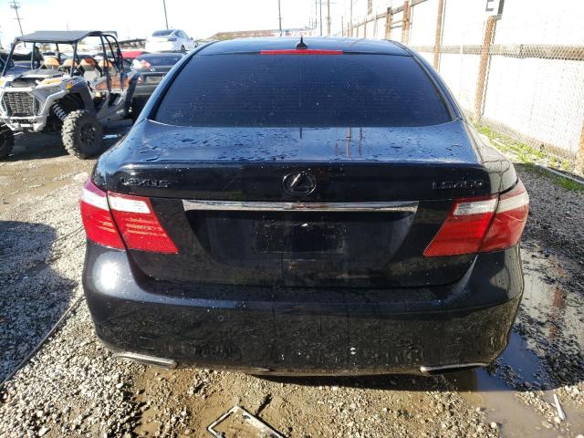 JTHBL46F475008987 - 2007 LEXUS LS 460 BLACK photo 6