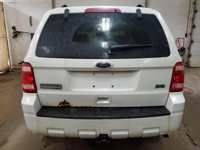 1FMCU9DG0AKA77319 - 2010 FORD ESCAPE XLT WHITE photo 6