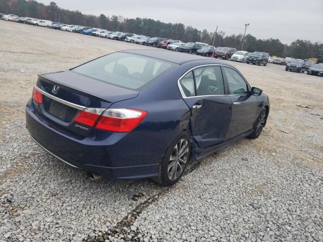 1HGCR2F50FA166511 - 2015 HONDA ACCORD SPORT BLUE photo 3