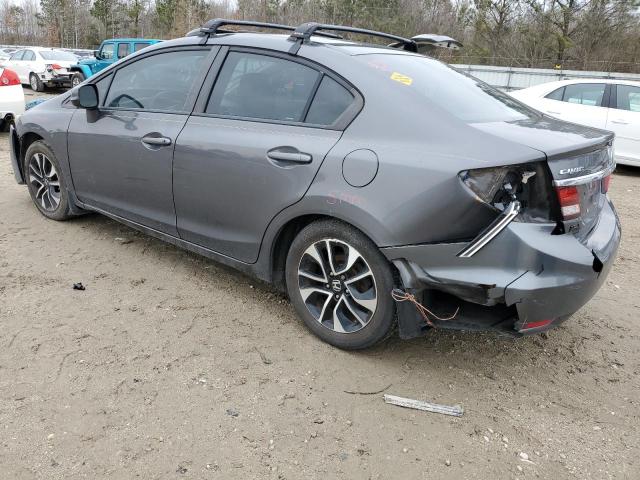 2HGFB2F8XDH522294 - 2013 HONDA CIVIC EX GRAY photo 2