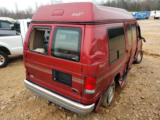 1FDRE14W5YHB93459 - 2000 FORD ECONOLINE E150 VAN RED photo 3