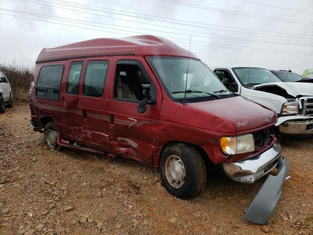 1FDRE14W5YHB93459 - 2000 FORD ECONOLINE E150 VAN RED photo 4