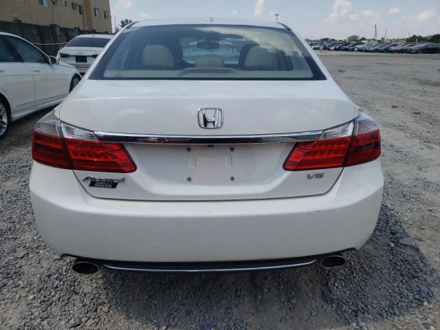 1HGCR3F8XEA017733 - 2014 HONDA ACCORD EXL WHITE photo 6