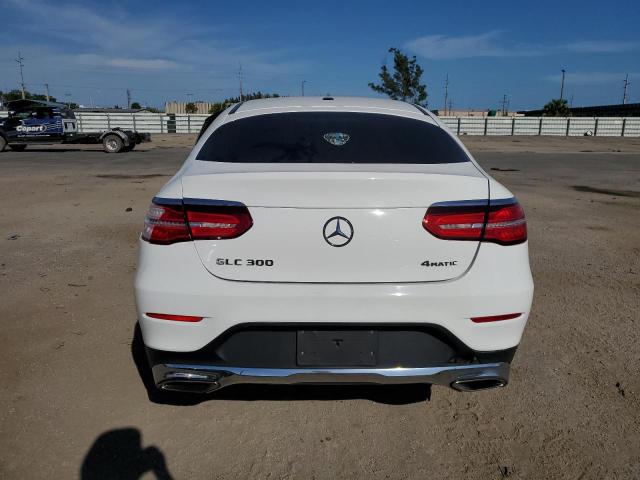 WDC0J4KBXJF402605 - 2018 MERCEDES-BENZ GLC COUPE 300 4MATIC WHITE photo 6