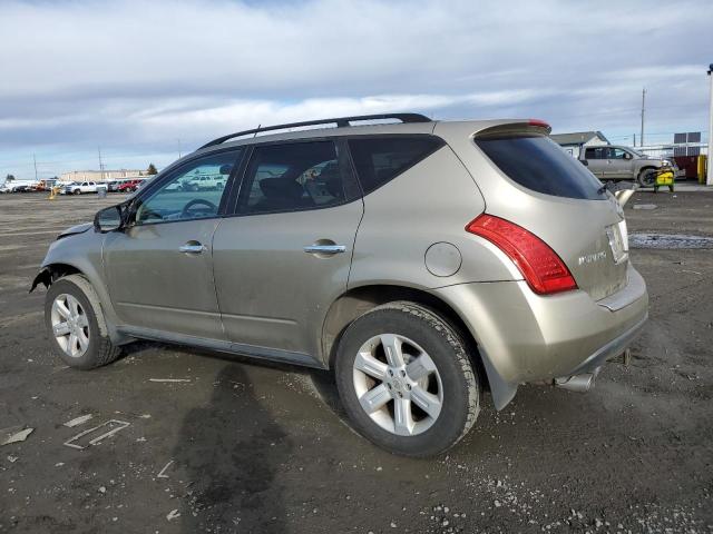 JN8AZ08W47W633437 - 2007 NISSAN MURANO SL GOLD photo 2