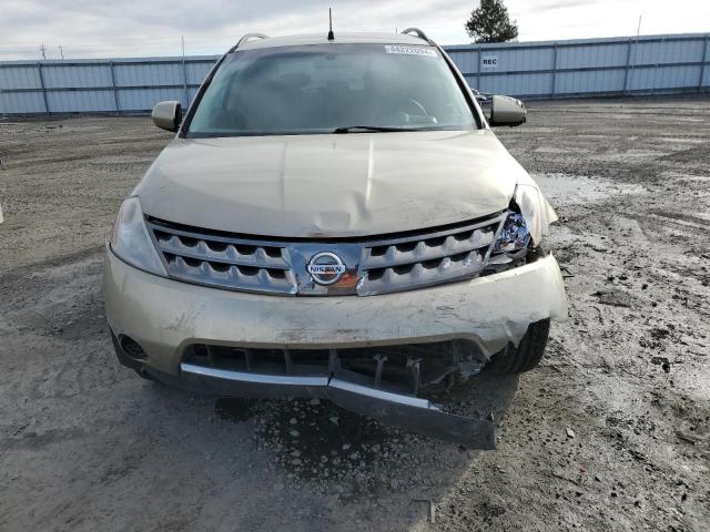 JN8AZ08W47W633437 - 2007 NISSAN MURANO SL GOLD photo 5