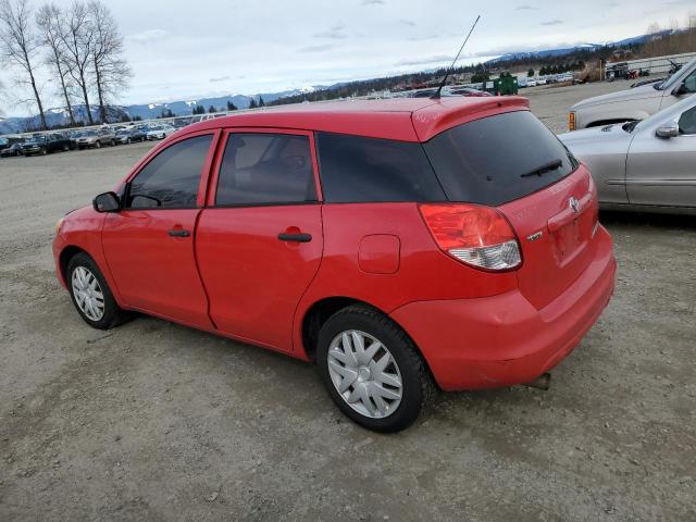 2T1KR32E04C289238 - 2004 TOYOTA COROLLA MA XR RED photo 2