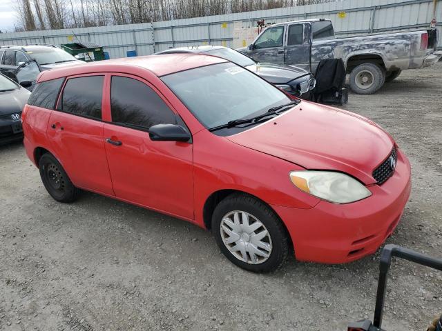 2T1KR32E04C289238 - 2004 TOYOTA COROLLA MA XR RED photo 4