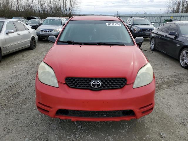 2T1KR32E04C289238 - 2004 TOYOTA COROLLA MA XR RED photo 5