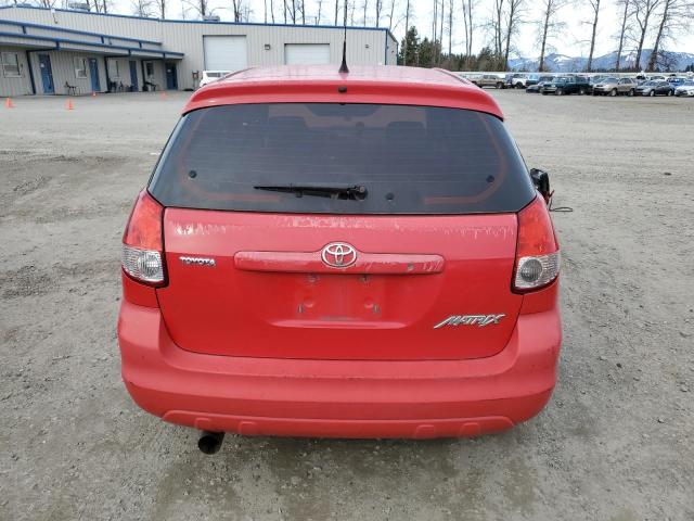 2T1KR32E04C289238 - 2004 TOYOTA COROLLA MA XR RED photo 6