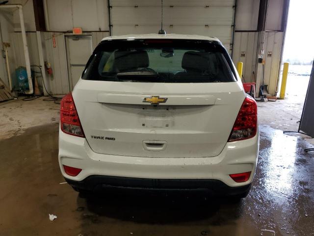 3GNCJNSBXHL281770 - 2017 CHEVROLET TRAX LS WHITE photo 6