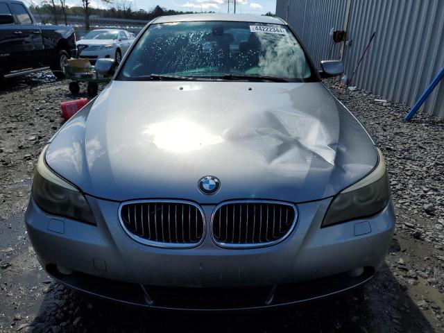 WBANE73517CM53315 - 2007 BMW 530 I BLUE photo 5