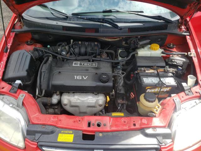 KL1TD69606B566823 - 2006 CHEVROLET AVEO BASE 红色 照片 11