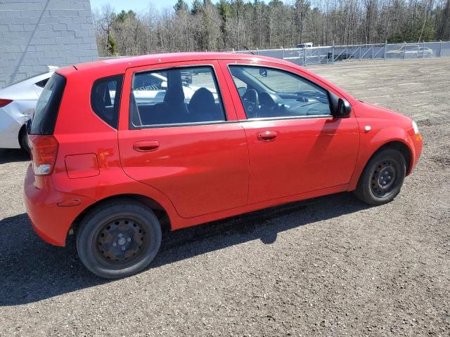 KL1TD69606B566823 - 2006 CHEVROLET AVEO BASE 红色 照片 3