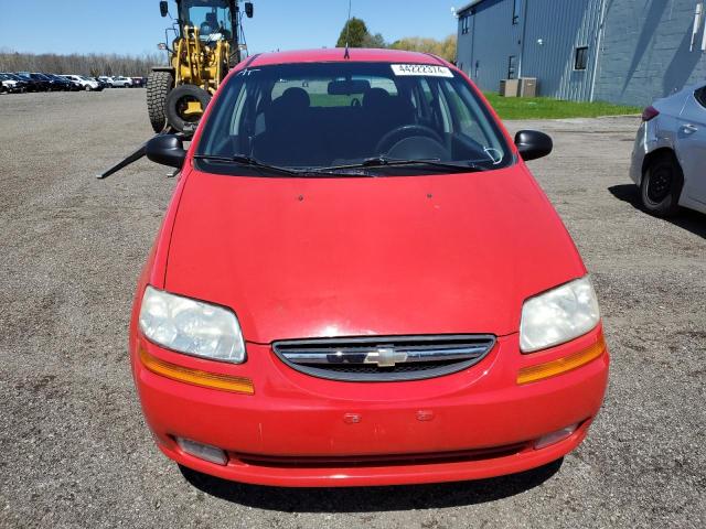 KL1TD69606B566823 - 2006 CHEVROLET AVEO BASE 红色 照片 5